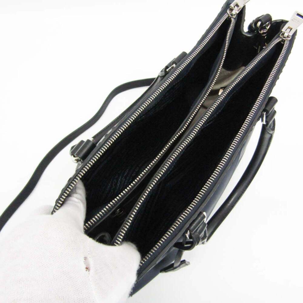 PRADA Black Leather Shoulder Bag - Picture 14 of 16
